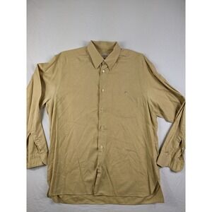 Ermenegildo Zegna Shirt Mens Large Long Sleeve Button Up Italy Dress